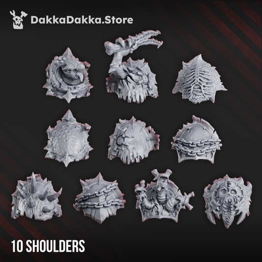 PANDEMONIUM _2 SHOULDER PADS SET X10