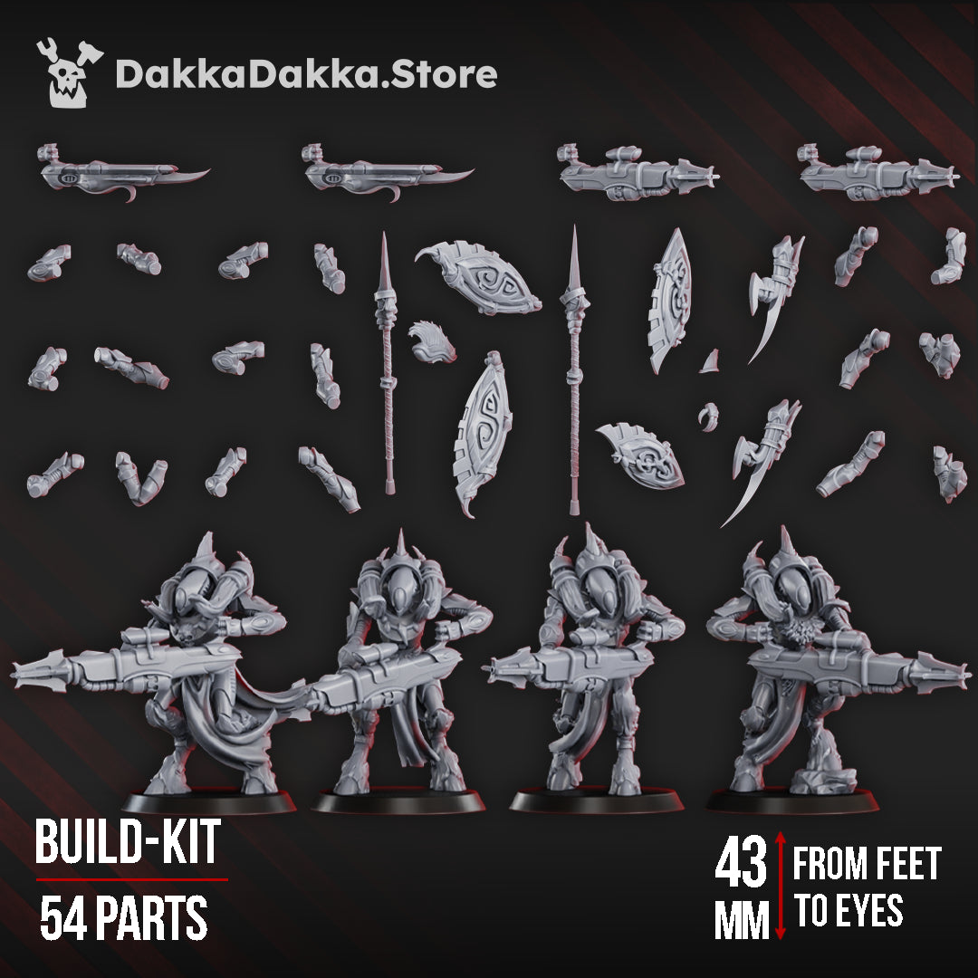 Spacelair Anchorites (build kit) by DakkaDakka Store - Full Miniature / Model