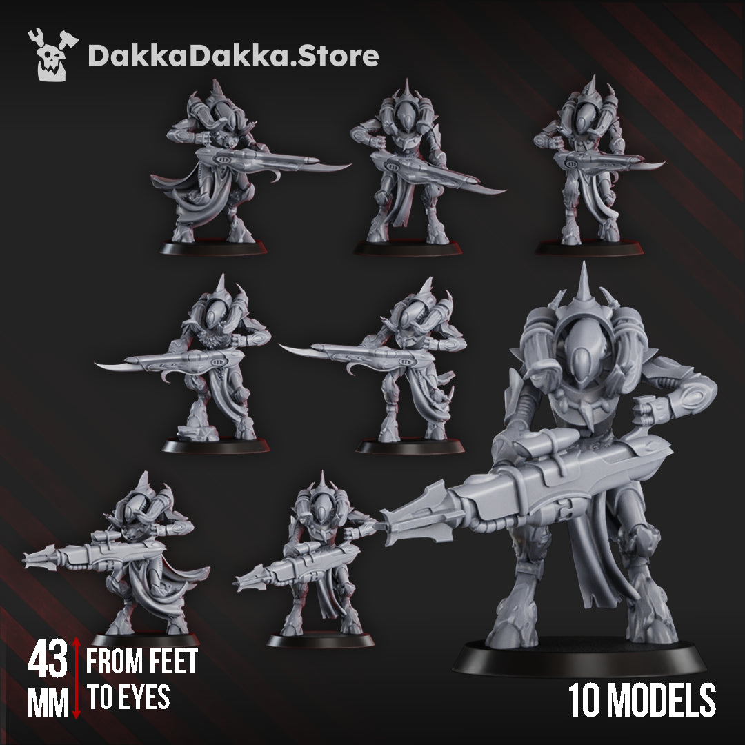 Spacelair Defenders Squad (x10) by DakkaDakka Store - Full Miniature / Model
