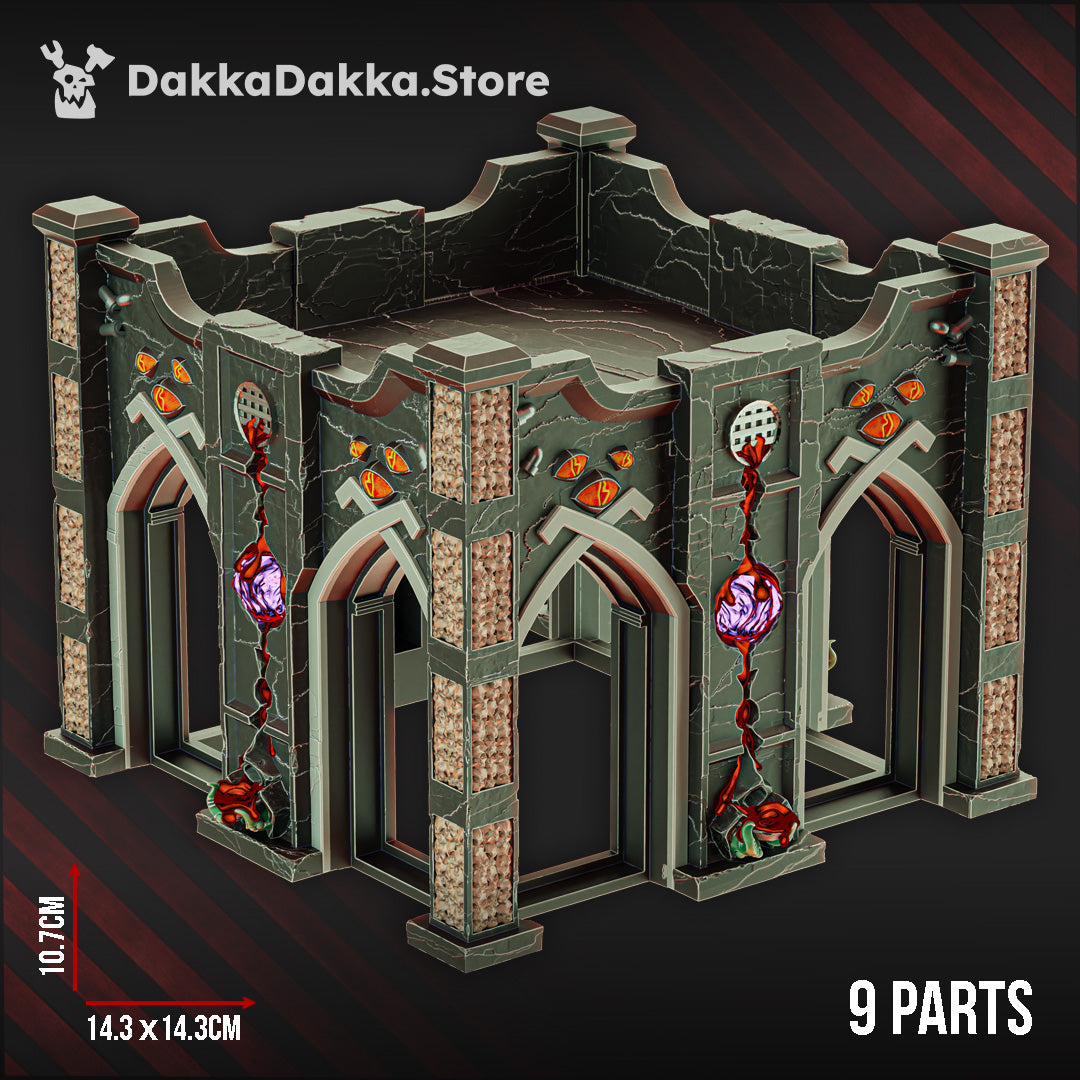 STORMPRIDE TEMPLE CORRUPTED SHRINE by DakkaDakka Store - Full Miniature / Model