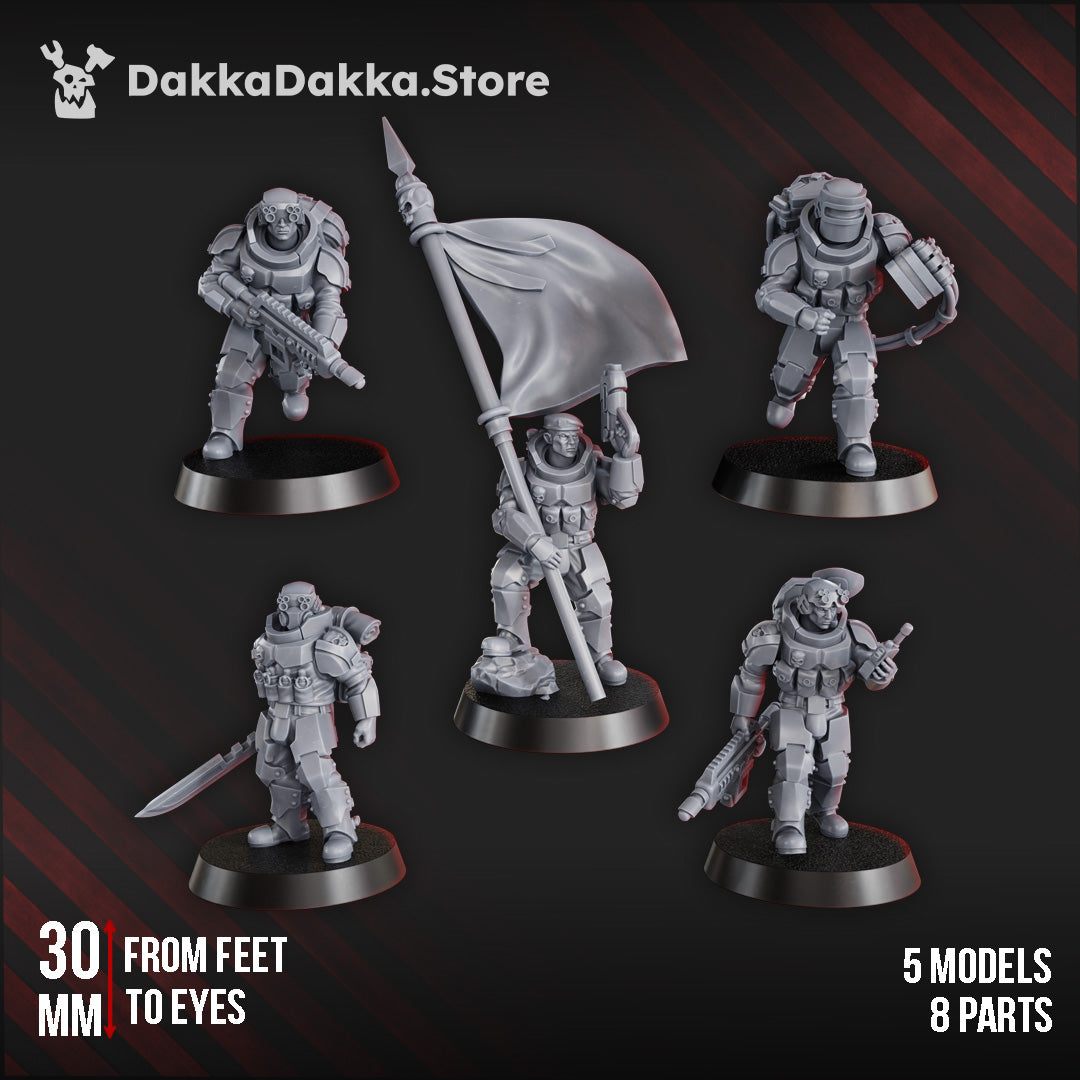 The Phaeton Lead Squad by DakkaDakka Store - Full Miniature / Model