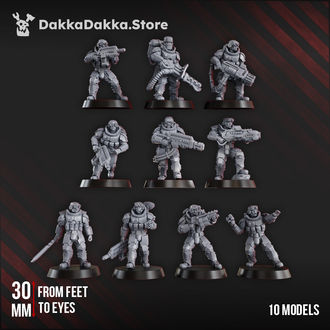 The Phaeton Tactical Squad by DakkaDakka Store - Full Miniature / Model