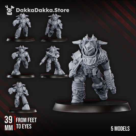 WHITE MEGALODON CLAN STORM SQUAD WITH JETPACKS by DakkaDakka Store - Backpack / Jetpack