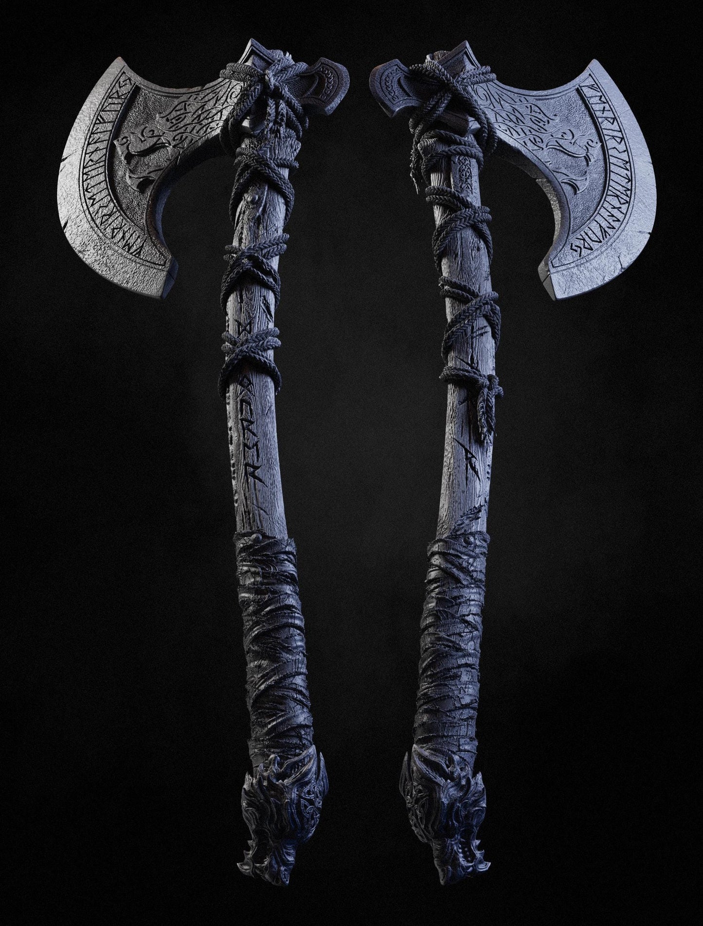 BFG - Fenrir Axe - Life Size Wall Display | Sculpt | Black forge Games