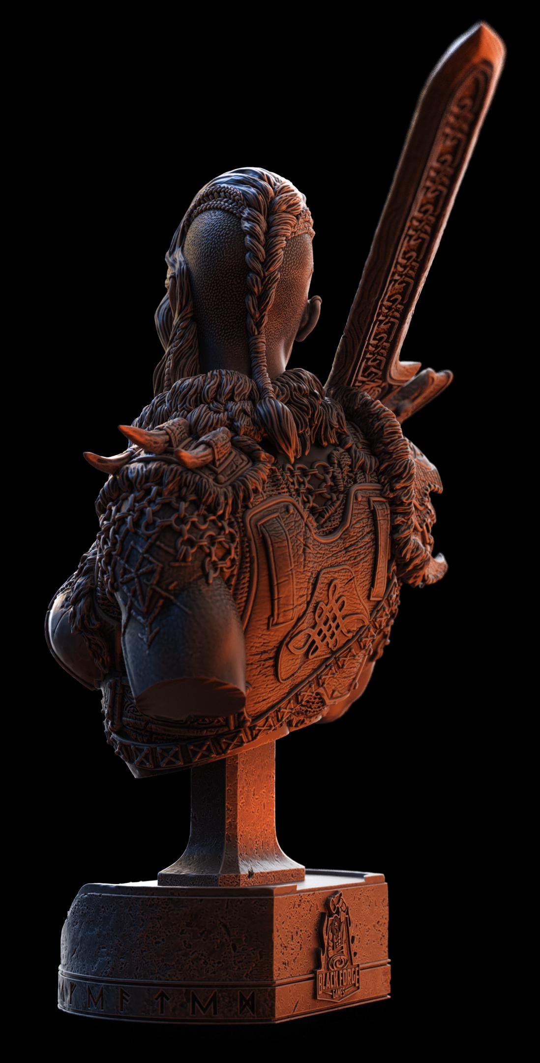 BFG - Ellika - Bust | Sculpt | Black forge Games