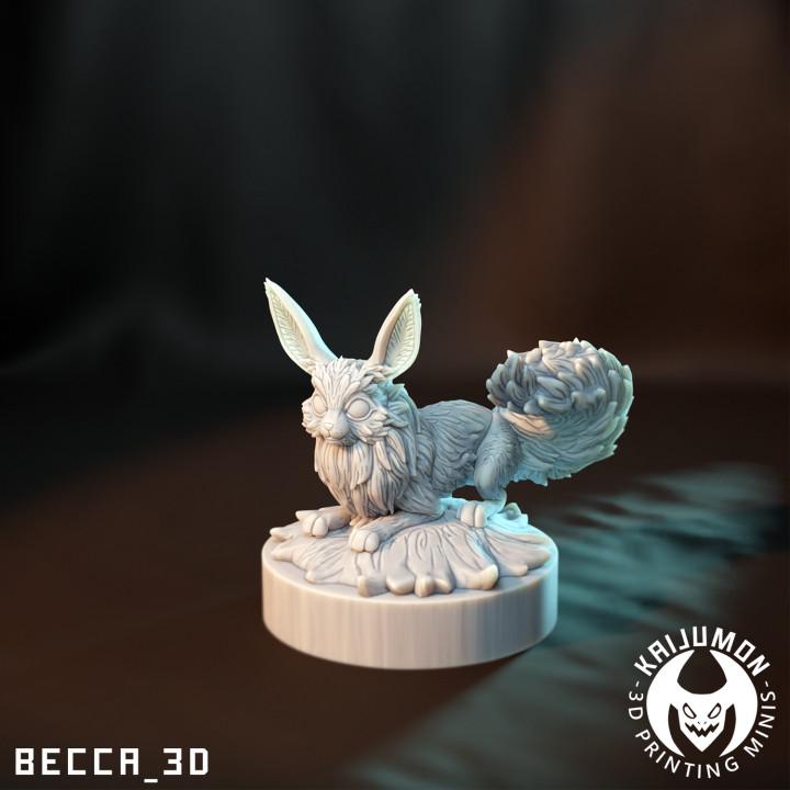 Kaijumon Leaf Cat/ Tabletop Model / Miniature Figurine | Kaijumon (leafeon)