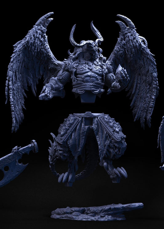 BFG - Tenjin Corrupted 32mm & 75mm | Sculpt | Black forge Games