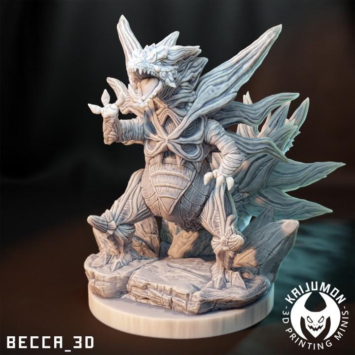 Kaijumon Rock Kaiju/ Tabletop Model / Miniature Figurine | Kaijumon