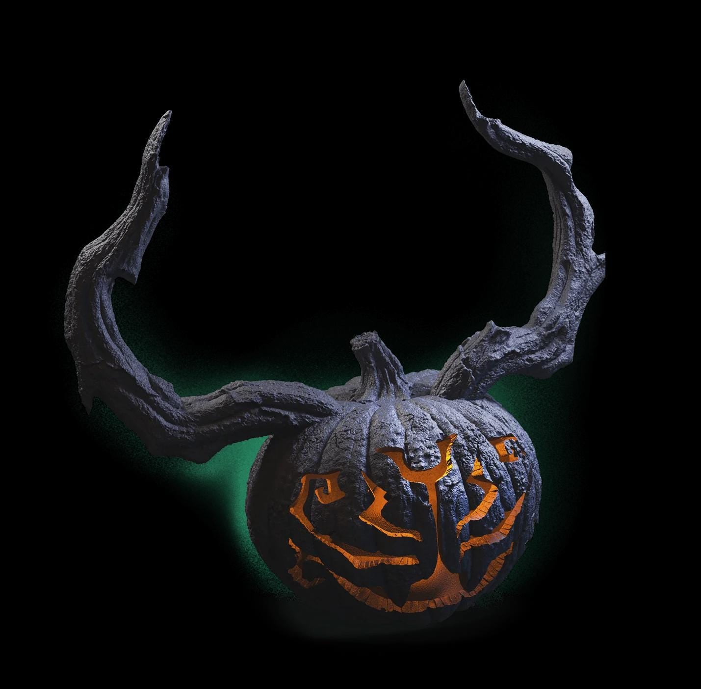 BFG - Voljaryk Pumpkin Head Addon | Sculpt | Black forge Games