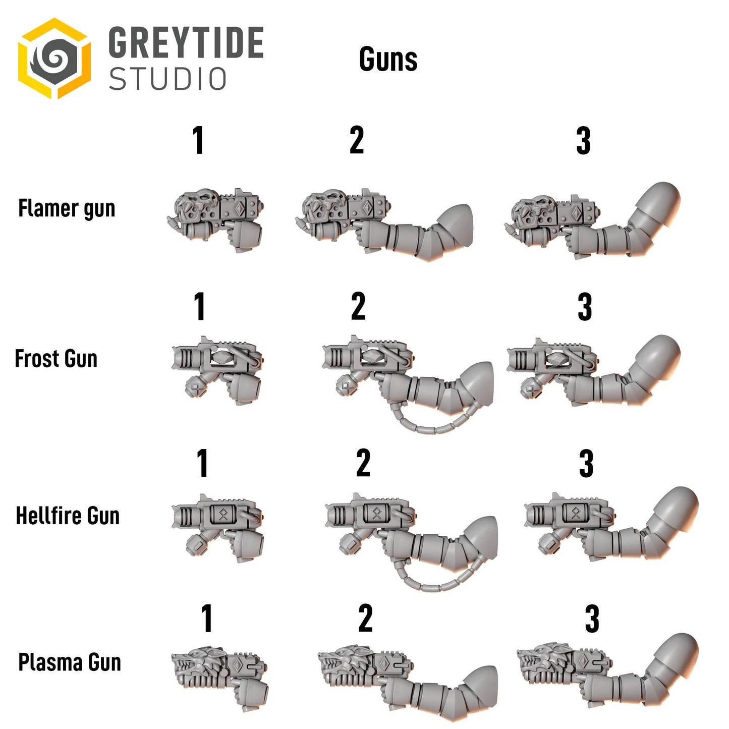 Guns | Primal HoundsExpansion | Greytide Studio