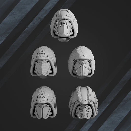 ALPHA AND OMEGA HEADS X5