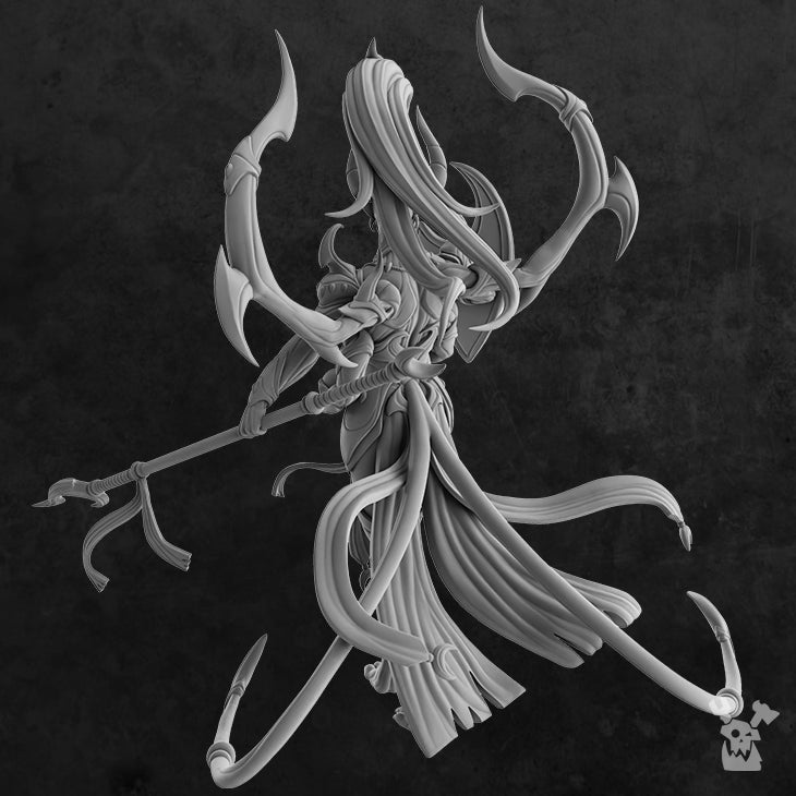 Avatar of Lust with spear and shield