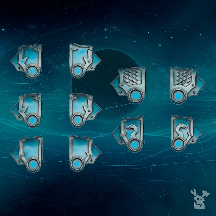 Scylla Destroyers Shoulder Pads Set x10