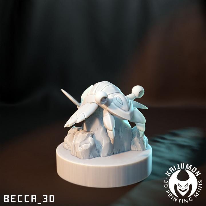 Kaijumon Gigashrimp/ Tabletop Model / Miniature Figurine | Kaijumon