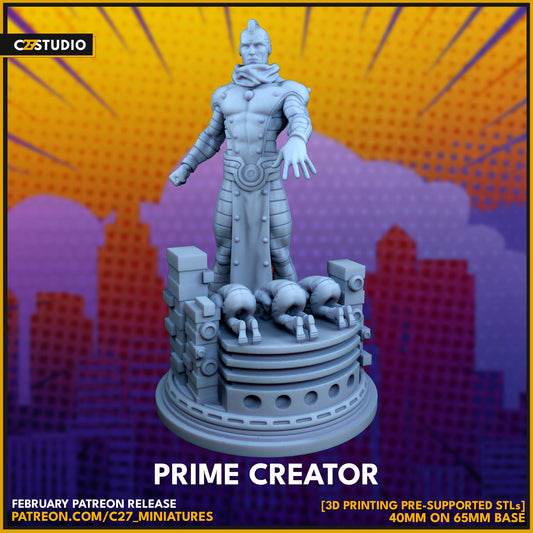Prime Creator - Crisis Protocol Proxy - Marvel Fan Art - 3d Printed TTRPG Miniature