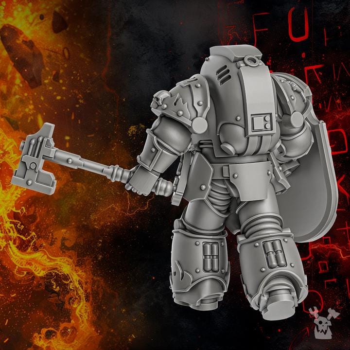 Millennium Wars Vol 2 Magma Forged Warrior/ Tabletop Model / Wargaming Miniature | DakkaDakka
