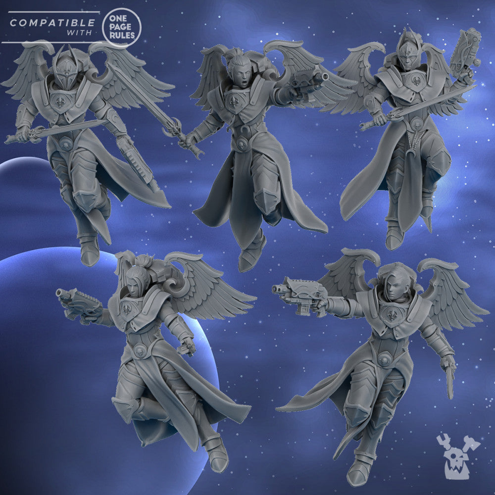 LUNAR ANGELS BUILD-KIT & SQUAD by DakkaDakka Store - Full Miniature / Model
