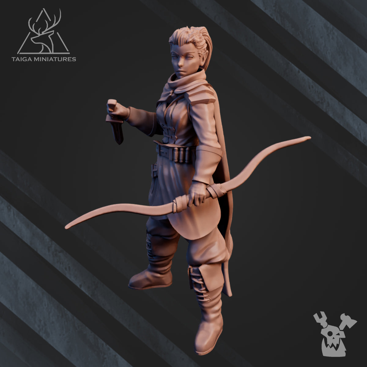 FANTASY HERO: FEMALE ARCHER by DakkaDakka Store - Full Miniature / Model