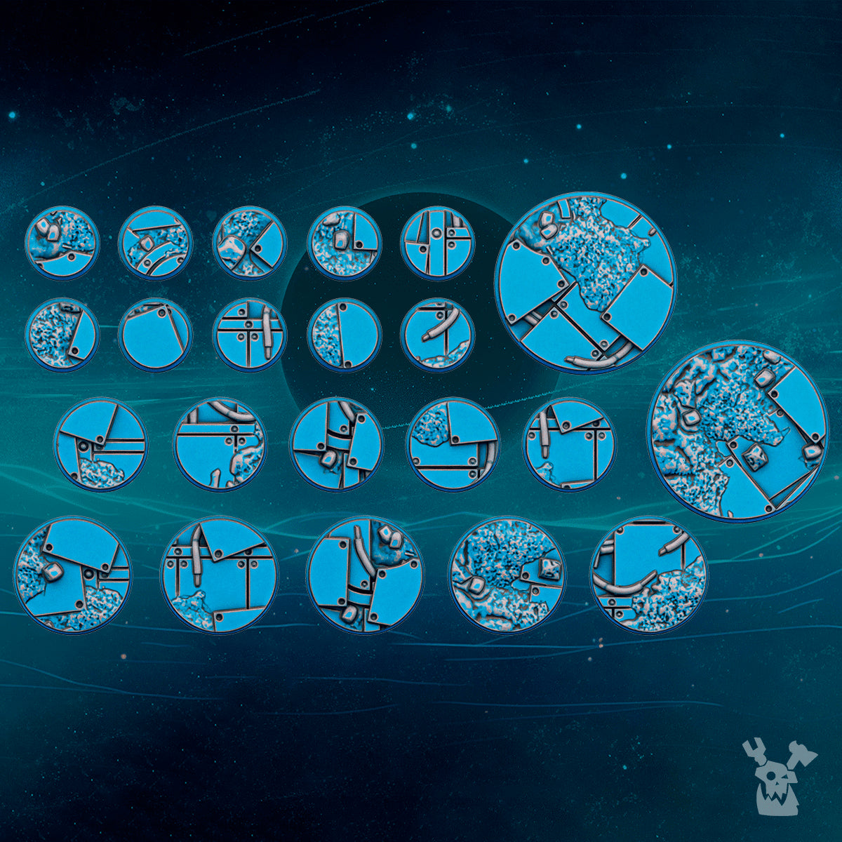 SCYLLA BASES by DakkaDakka Store - Full Miniature / Model