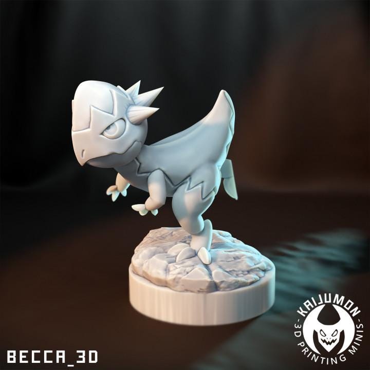 Kaijumon Dracorex/ Tabletop Model / Miniature Figurine | Kaijumon