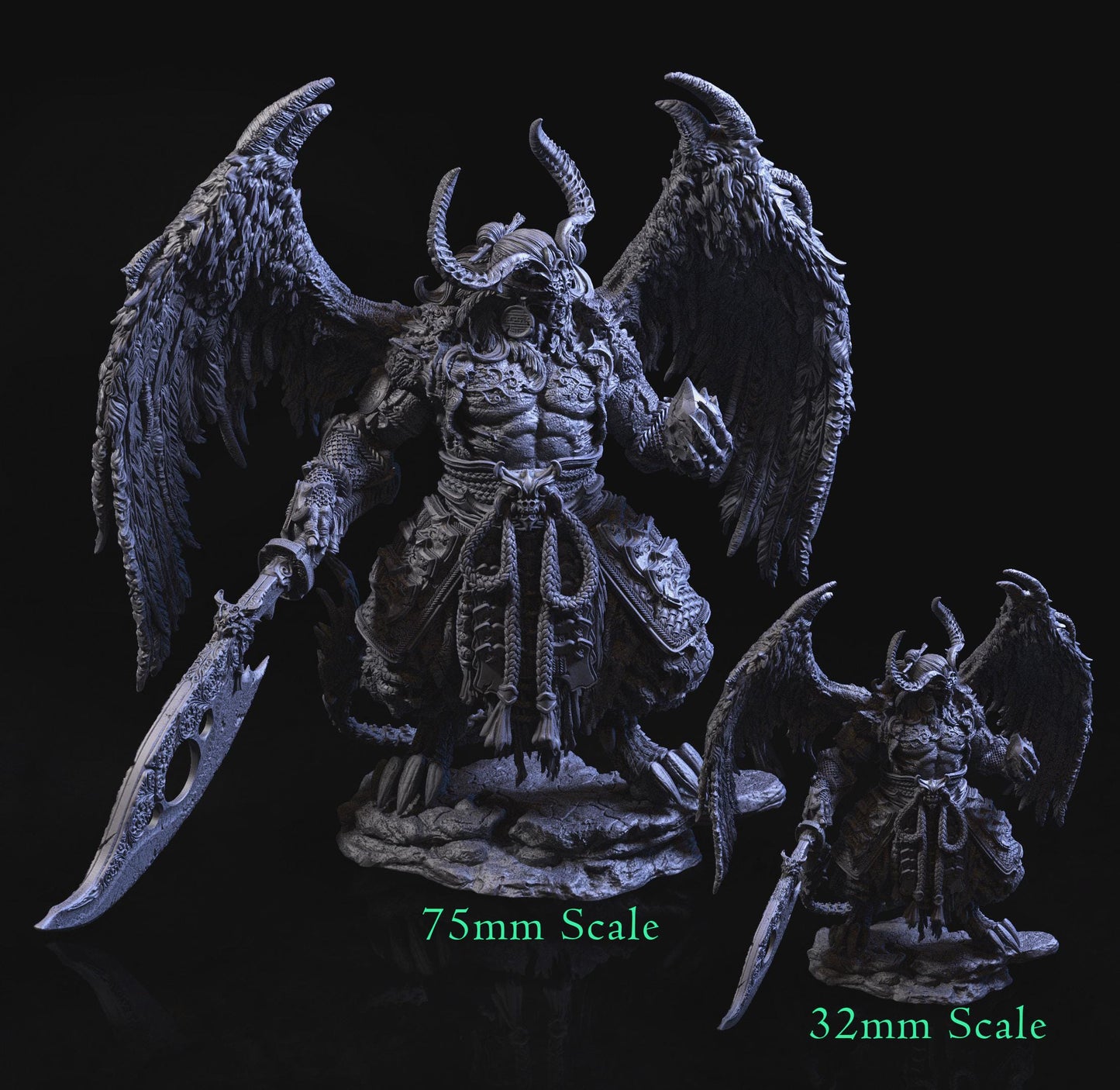 BFG - Tenjin Corrupted 32mm & 75mm | Sculpt | Black forge Games