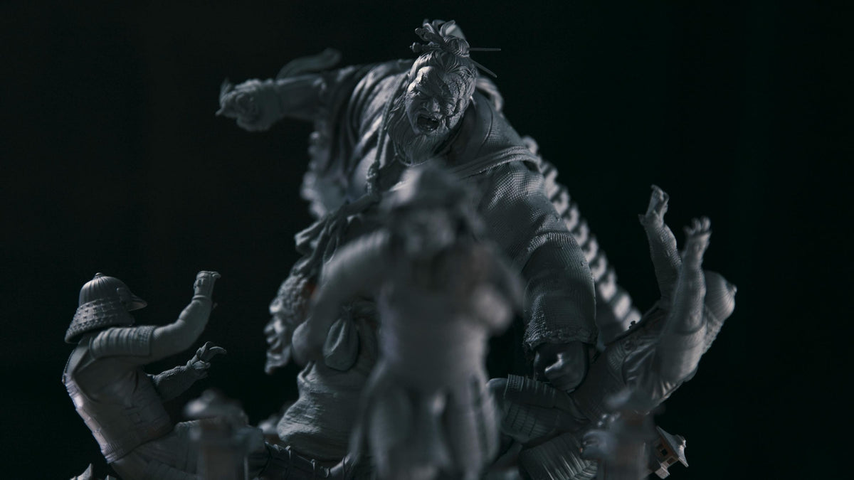 Alternate view of BFG - Akudokuou - The Juggernout of Mount Osore | Sculpt | Black forge Games by Black Forge Games - Full…