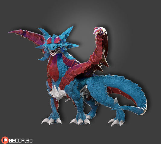 Kaijumon Sky Dragon/ Tabletop Model / Miniature Figurine | Kaijumon