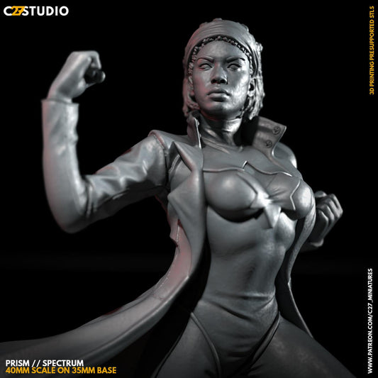 Prism - Crisis Protocol Proxy - Marvel Fan Art - 3d Printed TTRPG Miniature