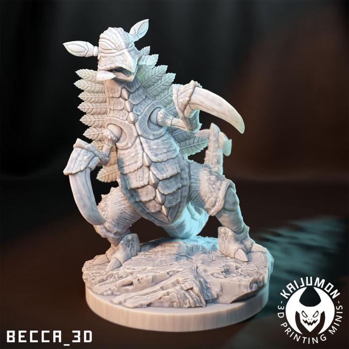 Kaijumon Gigashrimp/ Tabletop Model / Miniature Figurine | Kaijumon