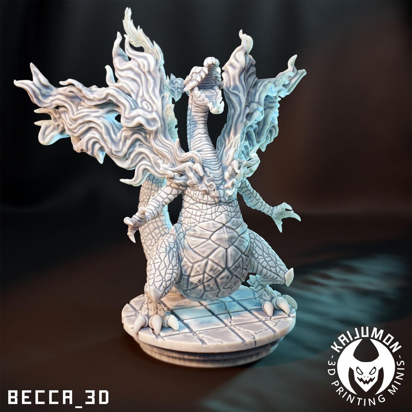 Kaijumon Giga Char Lizard/ Tabletop Model / Miniature Figurine | Kaijumon (Mega Charizard)