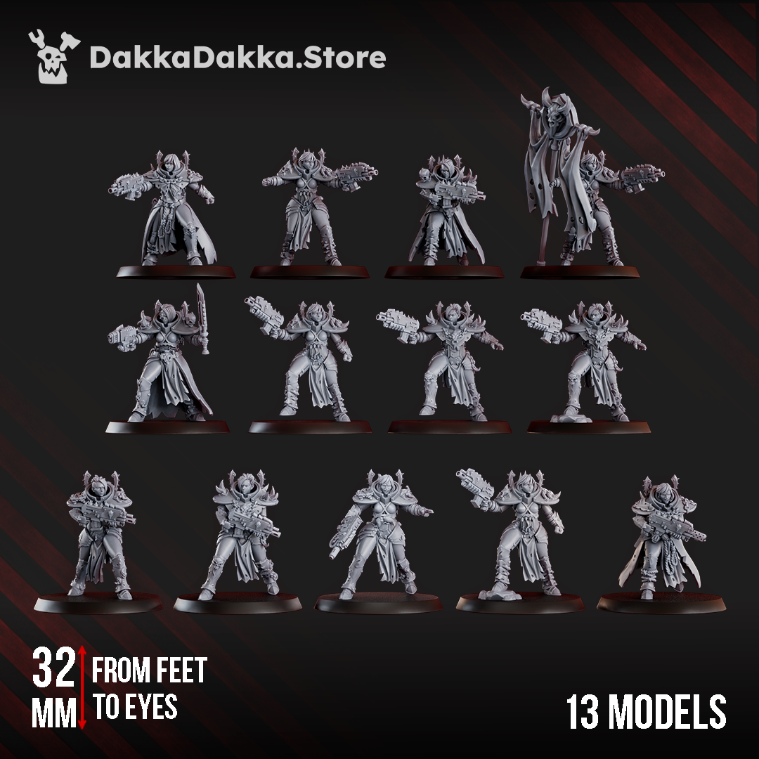 BATTLE WITCHES SQUAD by DakkaDakka Store - Full Miniature / Model