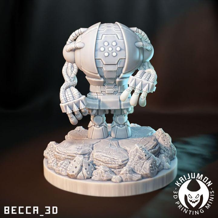 Kaijumon Steel Golem/ Tabletop Model / Miniature Figurine | Kaijumon (Registeel)