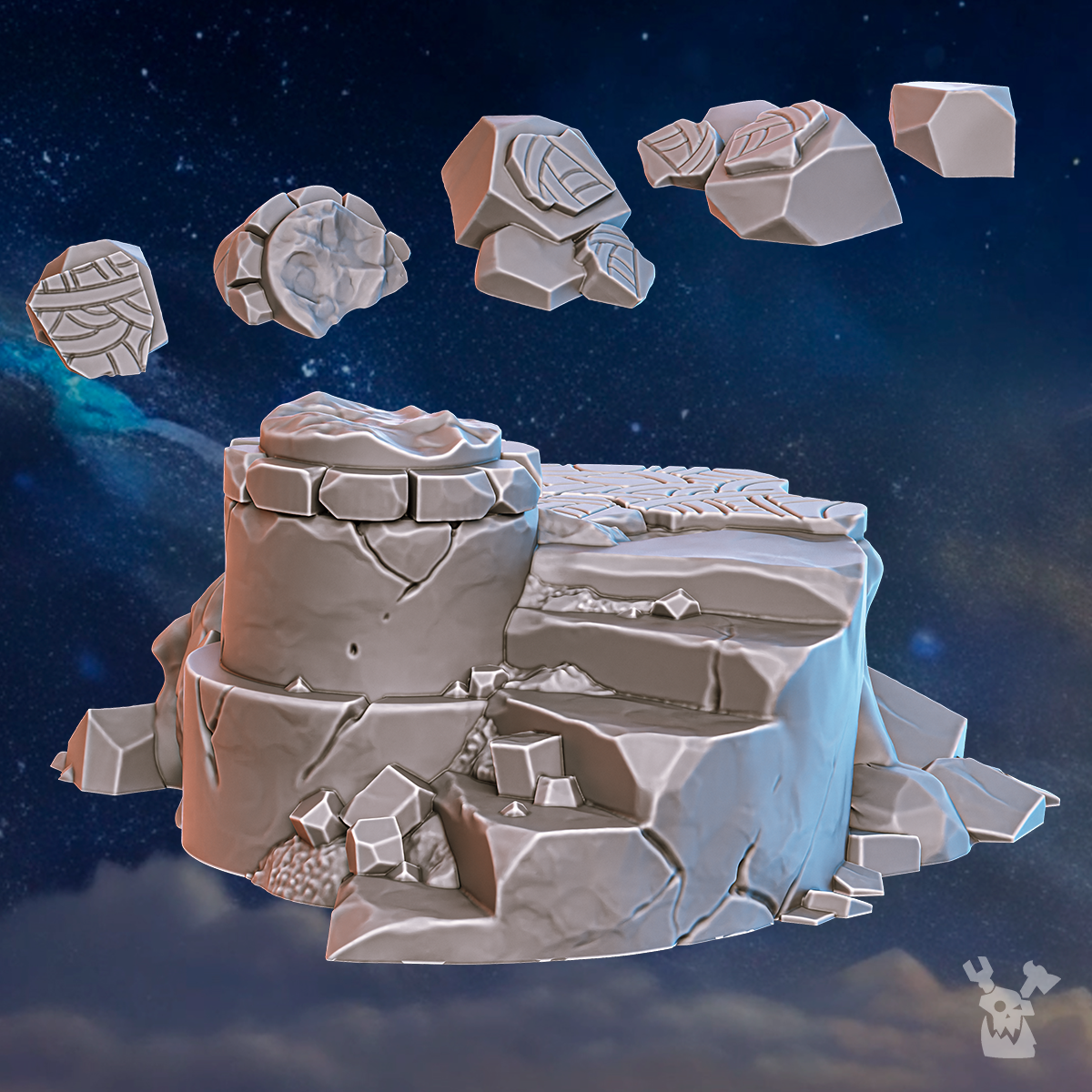 Alternate view of BASE DECOR SET (STORMPRIDE SISTERS) by DakkaDakka Store - Full Miniature / Model