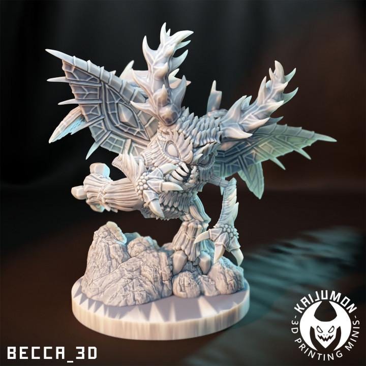 Kaijumon Spikebug/ Tabletop Model / Miniature Figurine | Kaijumon (Pinsir)