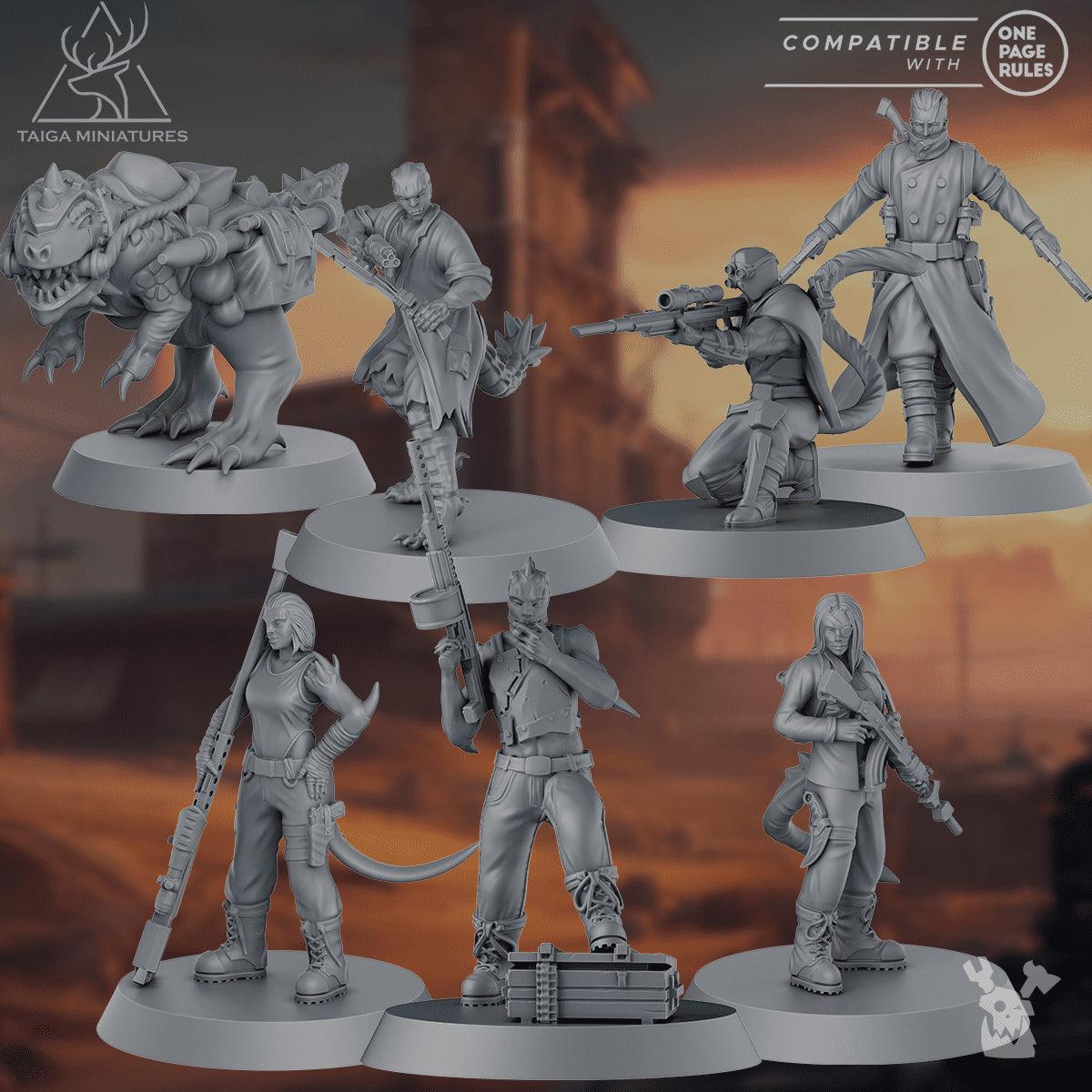 MUTANT REBELS SQUAD by DakkaDakka Store - Full Miniature / Model