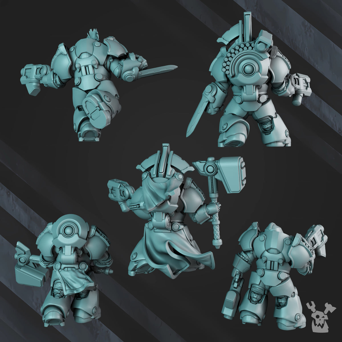 Alternate view of BLACK MOUNTAIN GUARDIANS by DakkaDakka Store - Full Miniature / Model