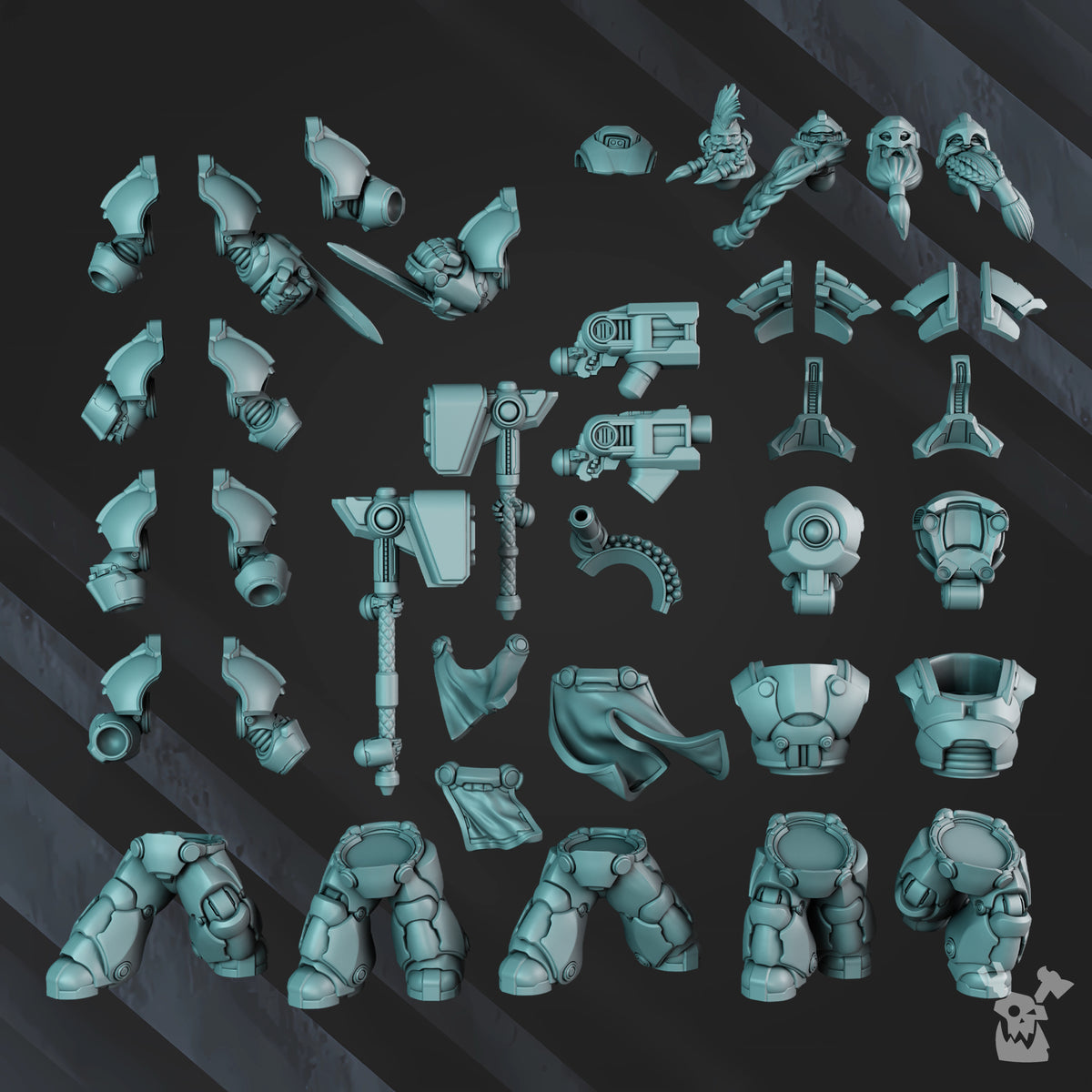 Alternate view of BLACK MOUNTAIN GUARDIANS by DakkaDakka Store - Full Miniature / Model