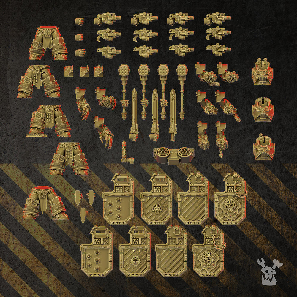 Alternate view of HEAVY METAL ARMOR BROTHERS by DakkaDakka Store - Full Miniature / Model