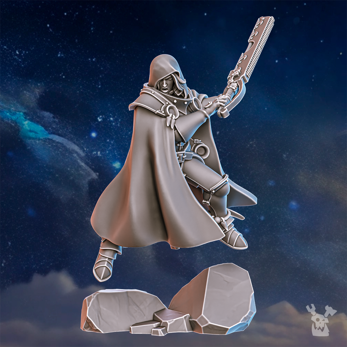 Alternate view of BLACKHIDE TRIBE BERSERKER by DakkaDakka Store - Full Miniature / Model