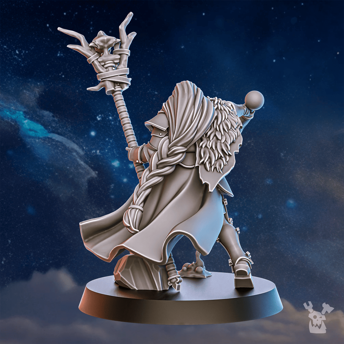 Alternate view of BLACKHIDE TRIBE SHAMAN by DakkaDakka Store - Full Miniature / Model