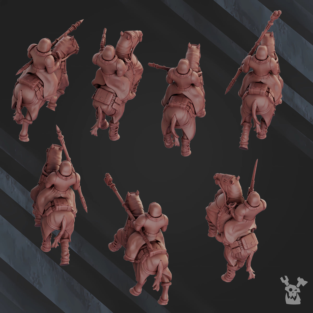Alternate view of BUDYONNY'S CAVALRY SQUAD by DakkaDakka Store - Full Miniature / Model
