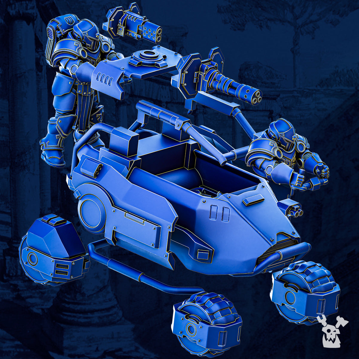 Alternate view of CATAPHRACT CURRUS by DakkaDakka Store - Full Miniature / Model