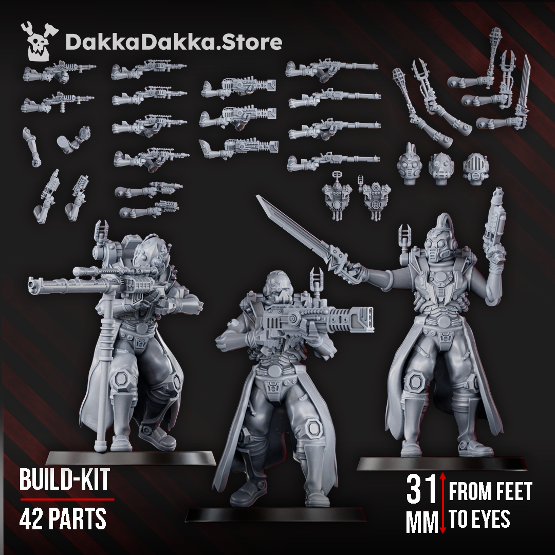 MACHINE CULT SCOUT WARRIORS ASSEMBLY KIT by DakkaDakka Store - Full Miniature / Model