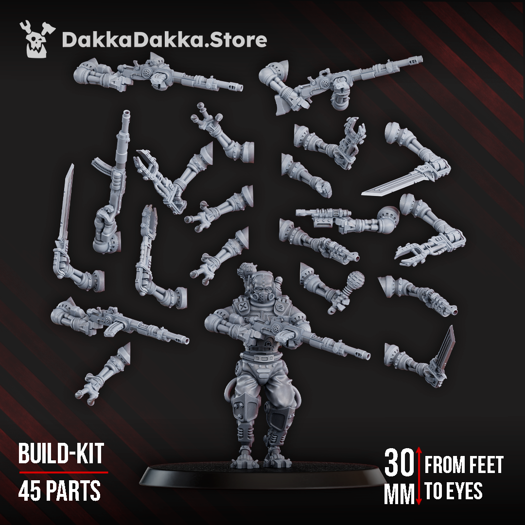 MACHINE CULT STALKERS AND INFILTRATORS ASSEMBLY KIT by DakkaDakka Store - Full Miniature / Model