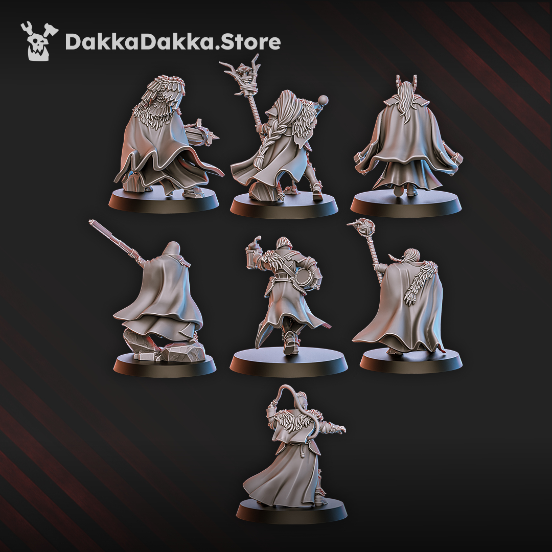 Alternate view of Blackhide Tribe Squad (x7) by DakkaDakka Store - Full Miniature / Model
