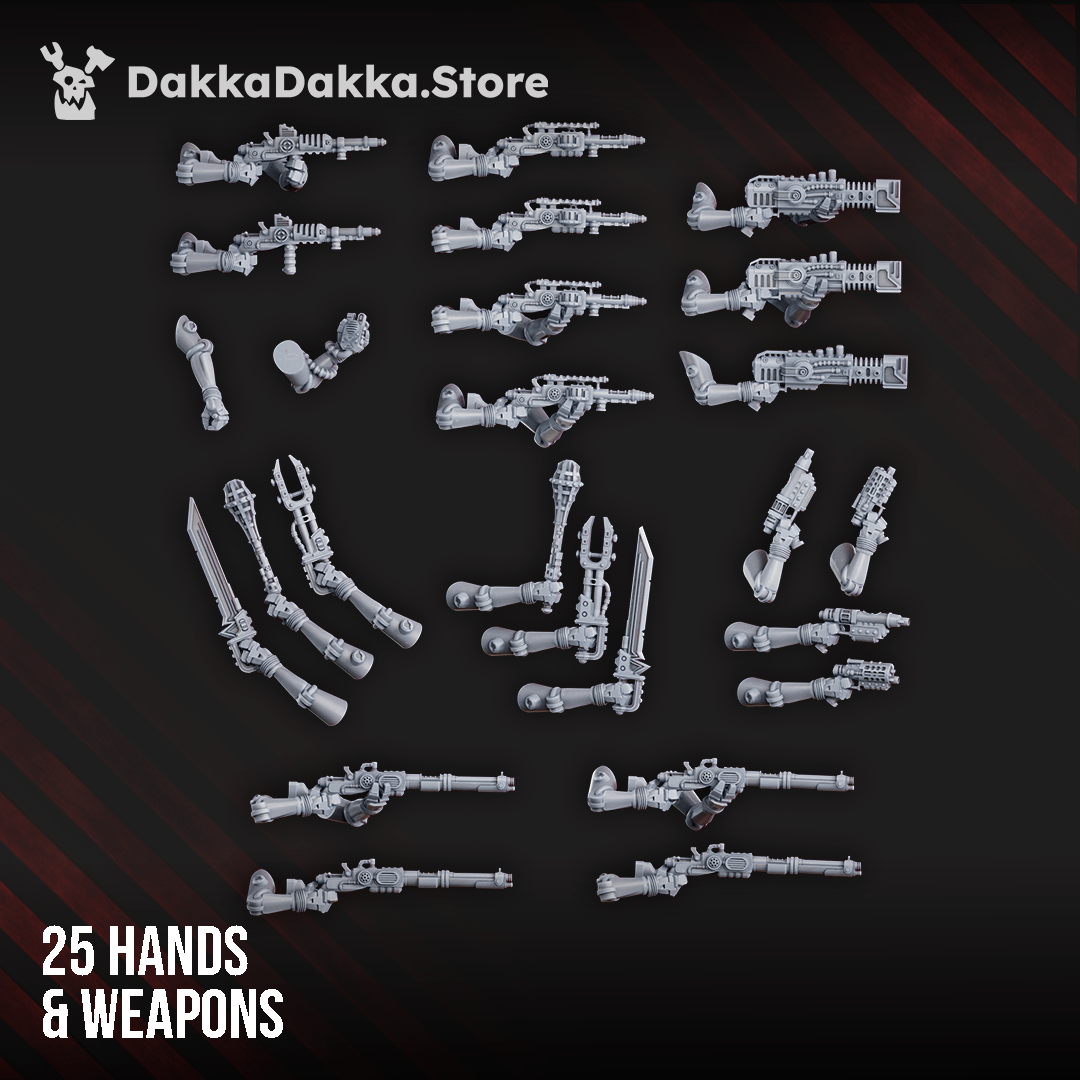 Alternate view of MACHINE CULT SCOUT WARRIORS ASSEMBLY KIT by DakkaDakka Store - Full Miniature / Model