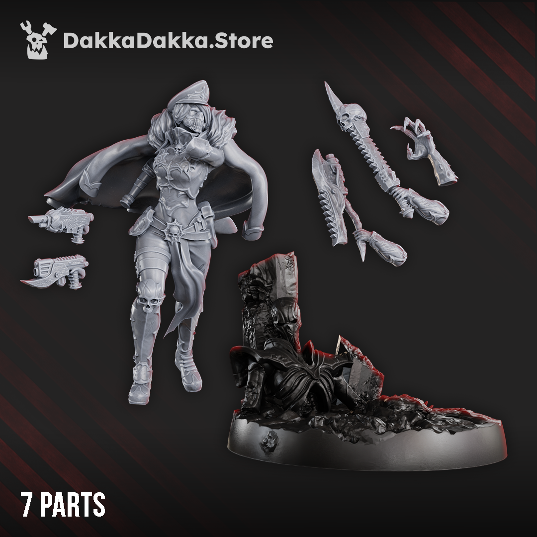 Alternate view of BLOOD COMMISSAR by DakkaDakka Store - Full Miniature / Model