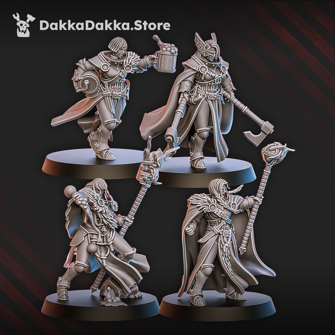 Alternate view of Blackhide Tribe Squad (x7) by DakkaDakka Store - Full Miniature / Model