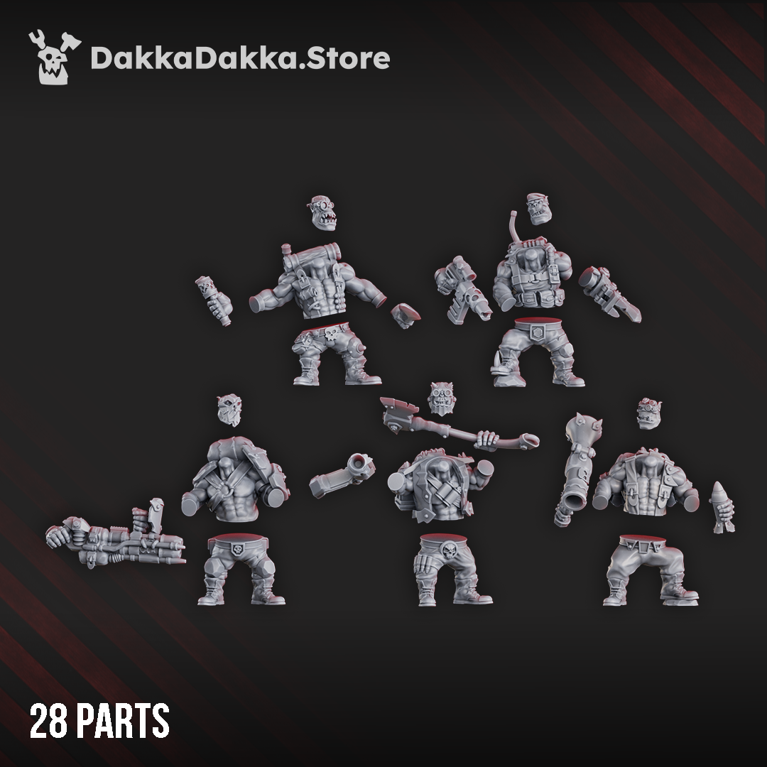 Alternate view of BLAK ORKS MOB by DakkaDakka Store - Full Miniature / Model