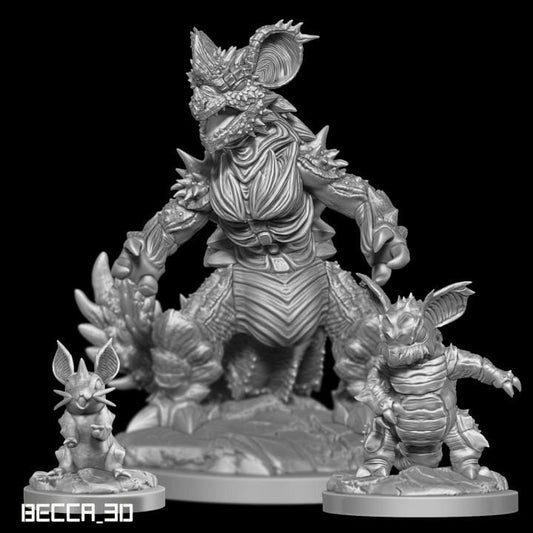 Kaijumon Monarch Queen/ Tabletop Model / Miniature Figurine | Kaijumon
